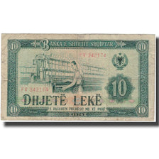 Banknote, Albania, 10 Lekë, 1976, KM:43a, F(12-15)