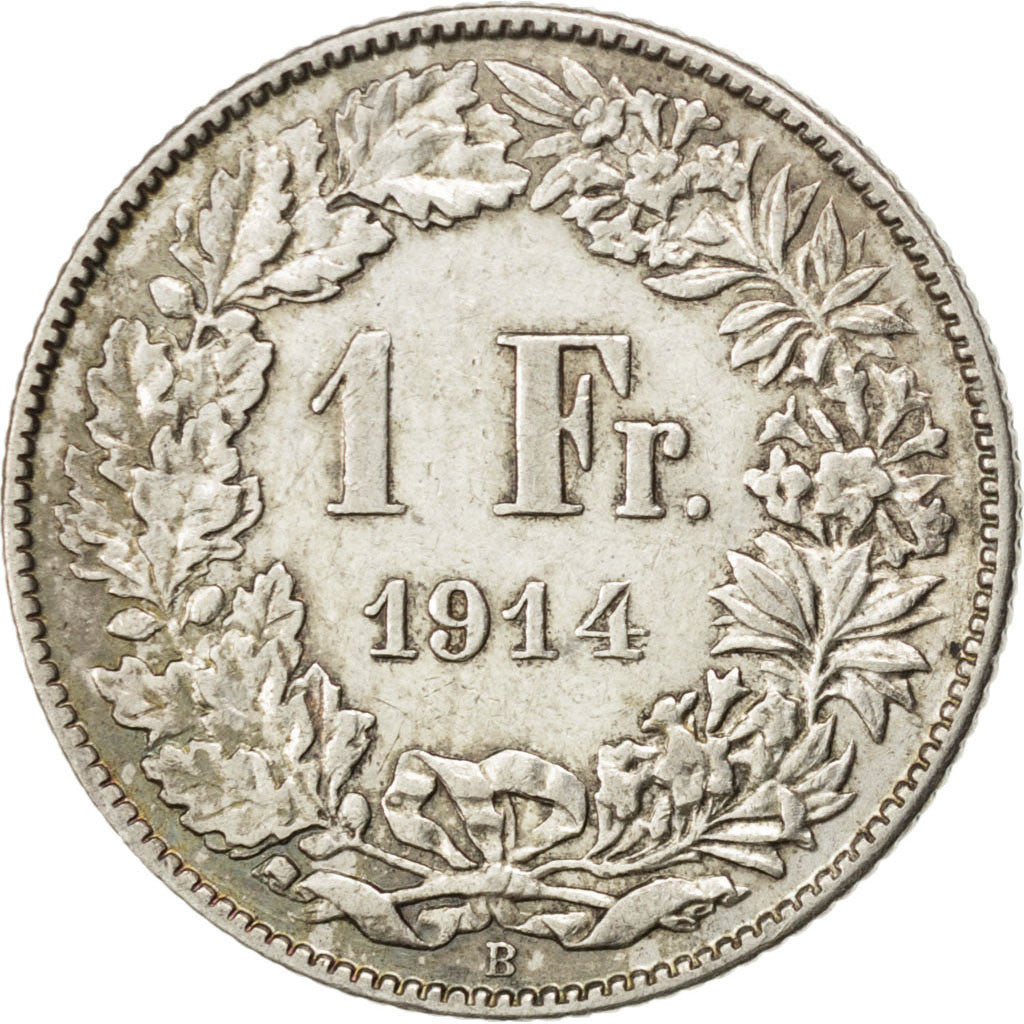 Suisse, Confédération Helvétique, 1 Franc 1914 Berne, KM 24