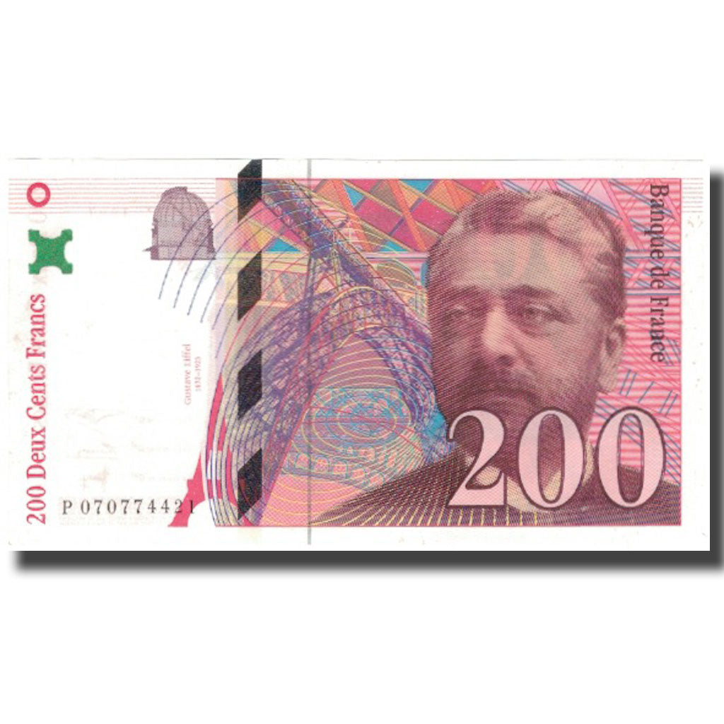 France, 200 Francs, Eiffel, 1997, SUP, Fayette:75.4b, KM:159b