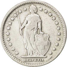 Moneda, Suiza, Franc, 1920, Bern, BC+, Plata, KM:24