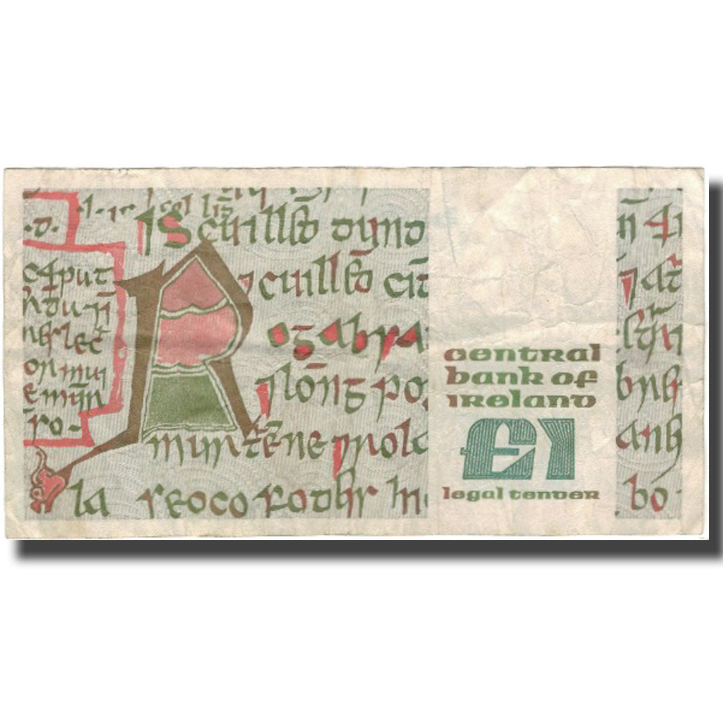 Banknote, Ireland - Republic, 1 Pound, 1985-11-25, KM:70c, VF(20-25)