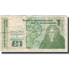 Nota, Irlanda - República, 1 Pound, 1985-07-09, KM:70c, VF(20-25)