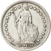 SWITZERLAND, Franc, 1932, Bern, KM #24, EF(40-45), Silver, 23.2, 4.95