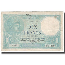 Frankrijk, 10 Francs, Minerve, 1941-06-19, TB, Fayette:7.29, KM:84