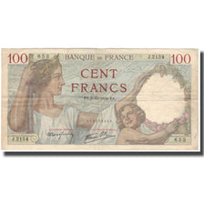 Francja, 100 Francs, Sully, 1939-10-05, VF(20-25), Fayette:26.9, KM:94