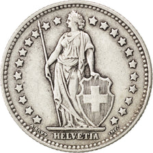 SWITZERLAND, Franc, 1934, Bern, KM #24, EF(40-45), Silver, 23.2, 4.98