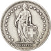 SWITZERLAND, Franc, 1934, Bern, KM #24, EF(40-45), Silver, 23.2, 4.98