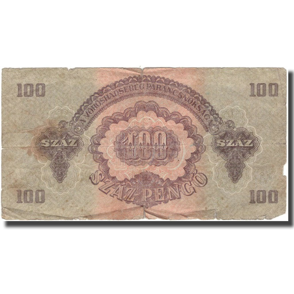 Banknote, Hungary, 100 Pengö, 1944, KM:M8, VG(8-10)