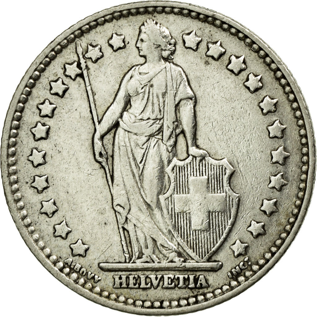 Coin, Switzerland, Franc, 1937, Bern, EF(40-45), Silver, KM:24