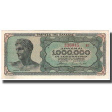 Billet, Grèce, 1,000,000 Drachmai, 1944, KM:127b, SUP+