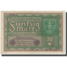 Billete, 50 Mark, 1919, Alemania, KM:66, MBC+