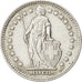 SWITZERLAND, Franc, 1953, Bern, KM #24, AU(50-53), Silver, 23.2, 5.00