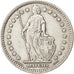 SWITZERLAND, Franc, 1955, Bern, KM #24, AU(50-53), Silver, 23.2, 5.00