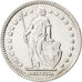 SWITZERLAND, Franc, 1940, Bern, KM #24, EF(40-45), Silver, 23.2, 4.93