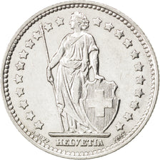 SWITZERLAND, Franc, 1952, Bern, KM #24, AU(55-58), Silver, 23.2, 5.01