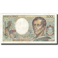 France, 200 Francs, Montesquieu, 1986, VF(20-25), Fayette:70.6, KM:155a