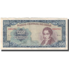 Banknot, Chile, 100 Escudos, KM:141a, EF(40-45)