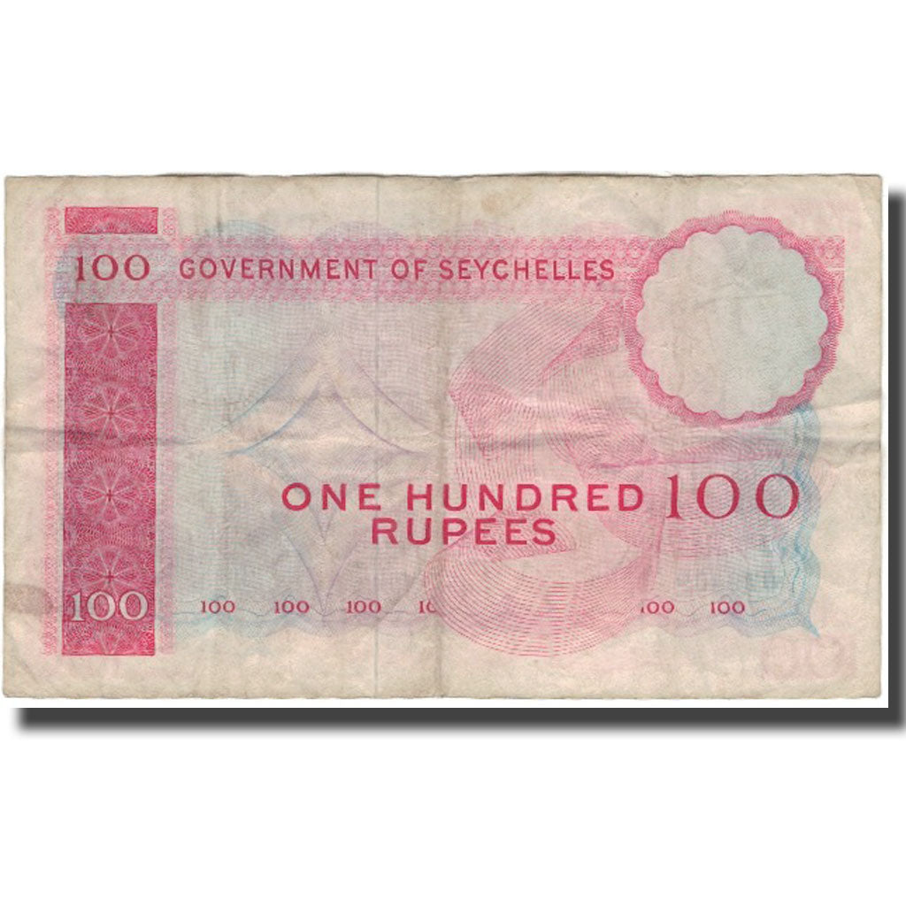 Banknote, Seychelles, 100 Rupees, 1975-06-01, KM:18e, VF(20-25)