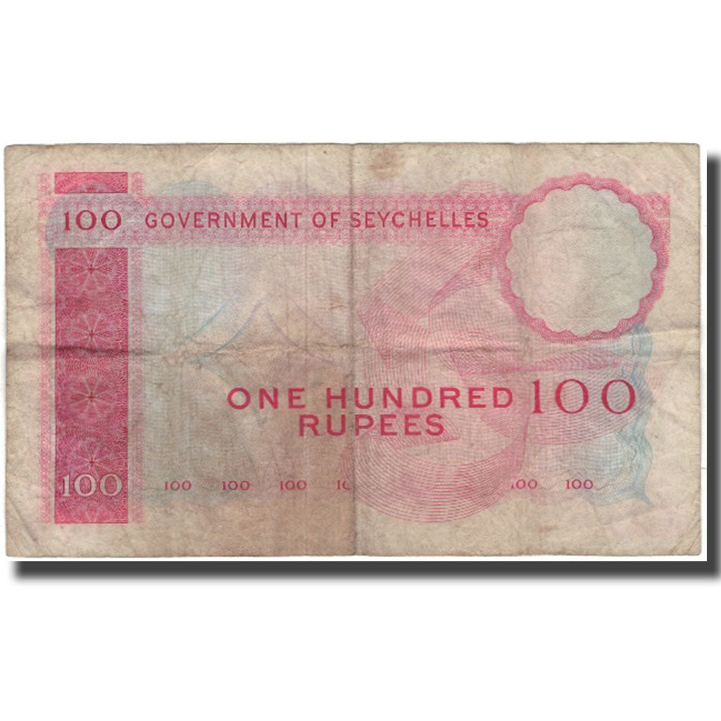 Banknote, Seychelles, 100 Rupees, 1972-01-11, KM:18c, F(12-15)