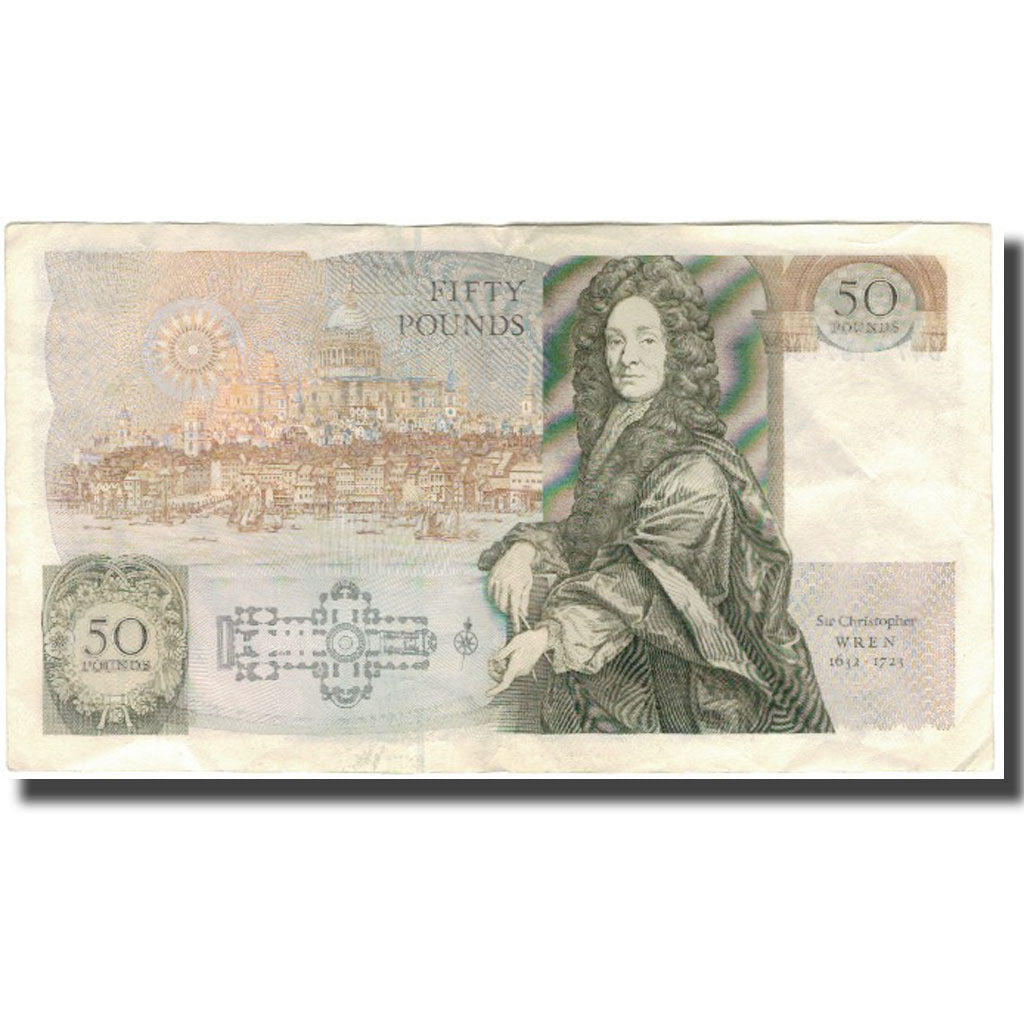 Billet, Grande-Bretagne, 50 Pounds, KM:381b, TB+