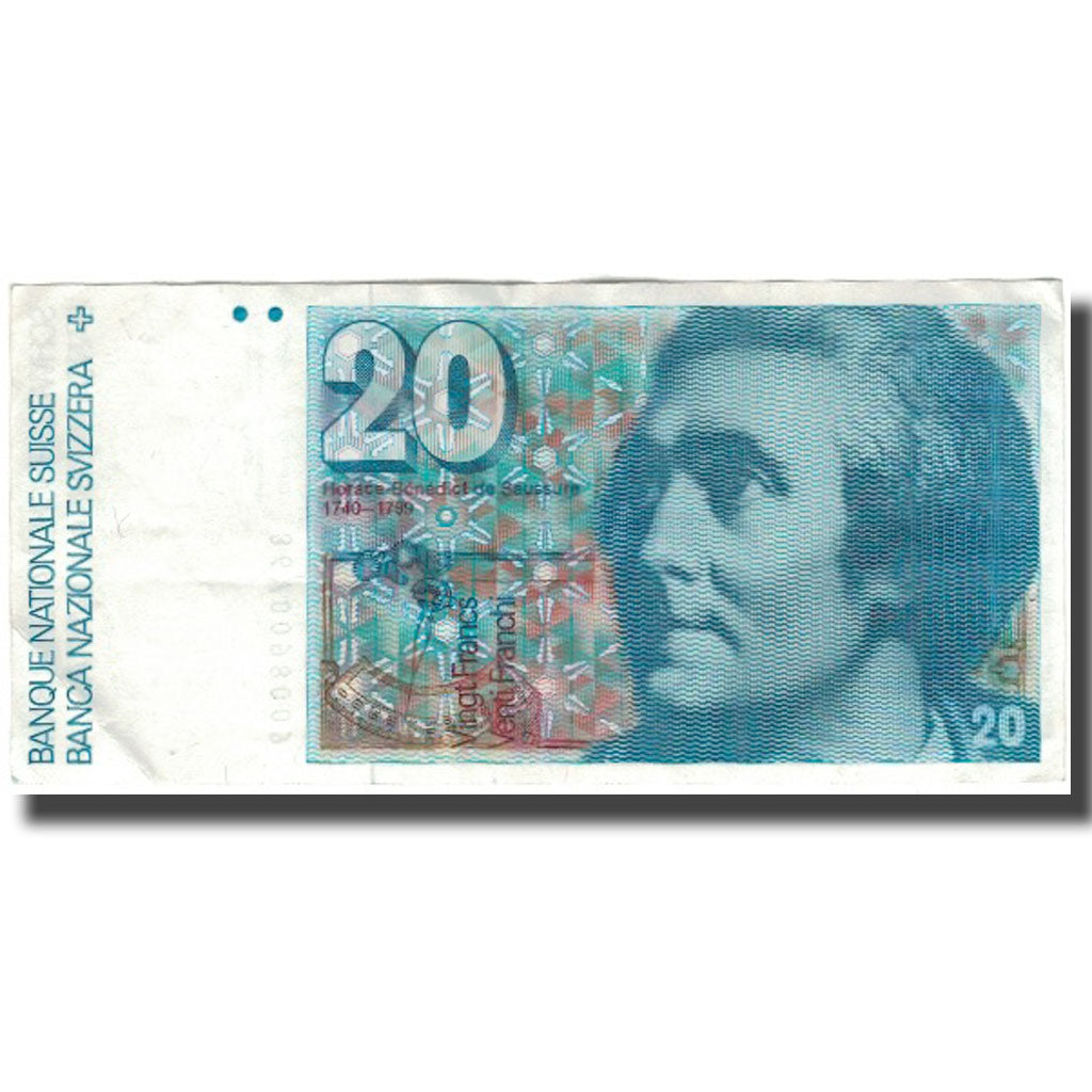 Biljet, Zwitserland, 20 Franken, KM:55f, TTB