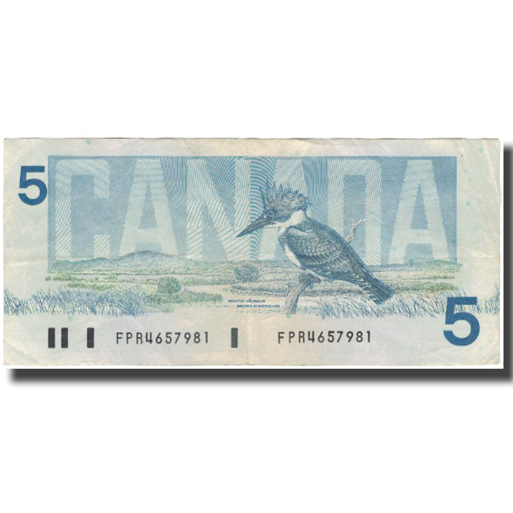 Banknote, Canada, 5 Dollars, 1986, KM:95b, VF(30-35)