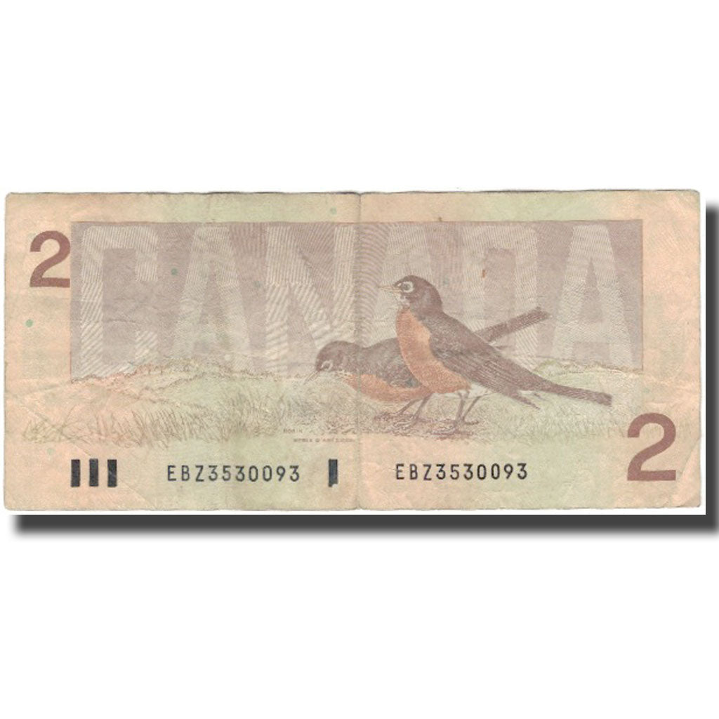 Billete, 2 Dollars, 1986, Canadá, KM:94b, RC+