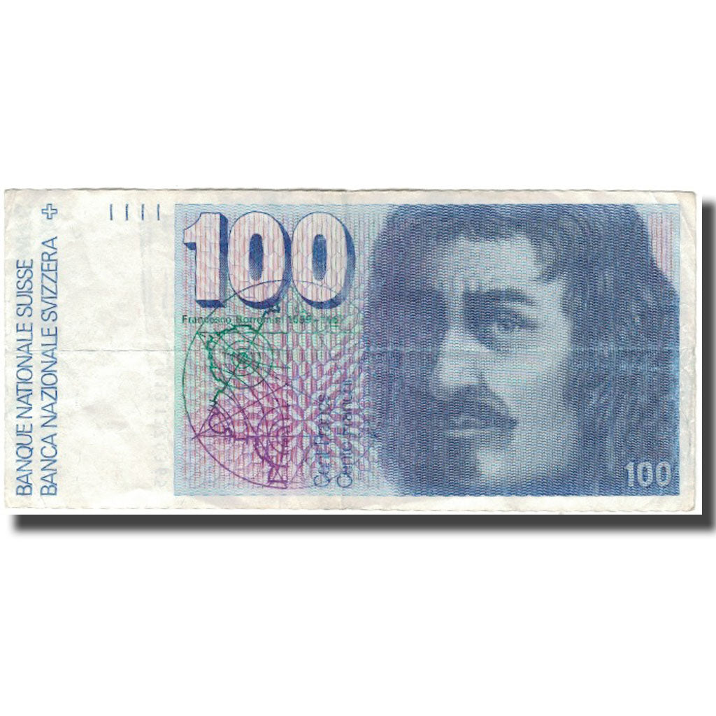 Billete, 100 Franken, Suiza, KM:57d, BC+