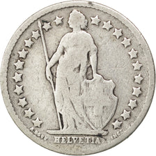 SWITZERLAND, 1/2 Franc, 1901, Bern, KM #23, VF(20-25), Silver, 18.2, 2.36