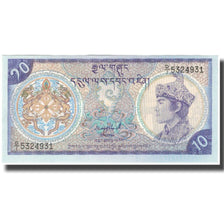 Billete, 10 Ngultrum, Bután, KM:15a, UNC