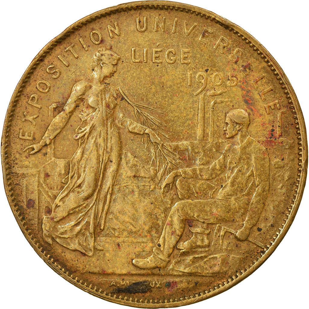 Belgium, Medal, Exposition Universelle de Liège, 1905, Michaux, VF(20-25)
