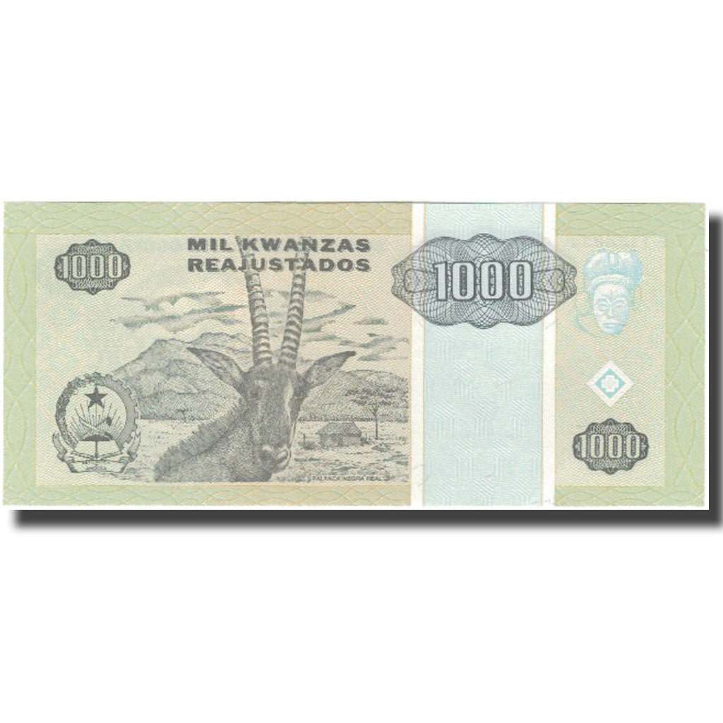 Geldschein, Angola, 1000 Kwanzas Reajustados, 1995-05-01, KM:135, UNZ