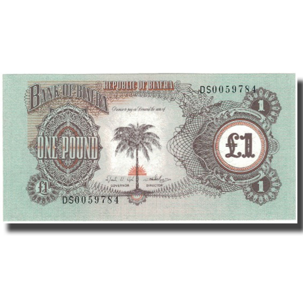 Biljet, Biafra, 1 Pound, KM:5a, NIEUW