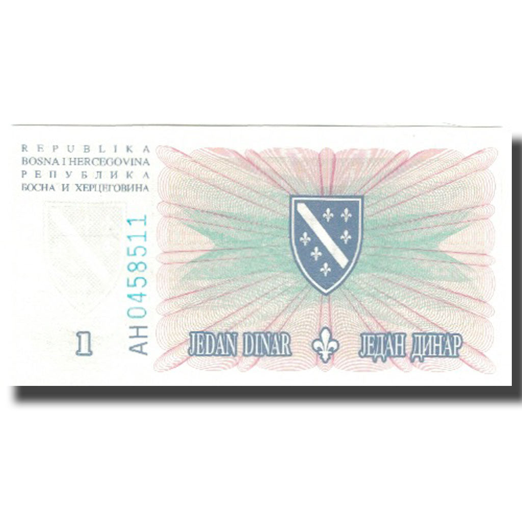 Banknote, Bosnia - Herzegovina, 1 Dinar, 1994, KM:39a, UNC(65-70)
