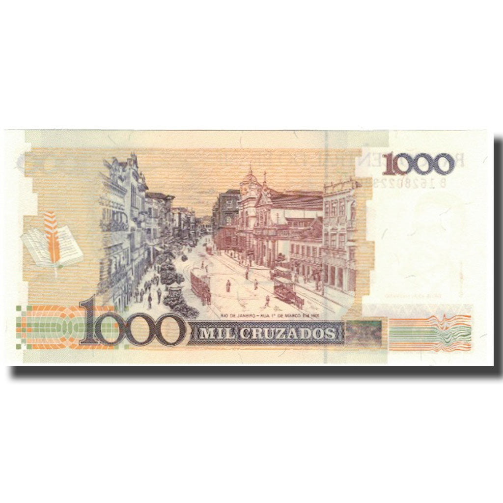 Banconote, Brasile, 1 Cruzado Novo on 1000 Cruzados, KM:216c, FDS