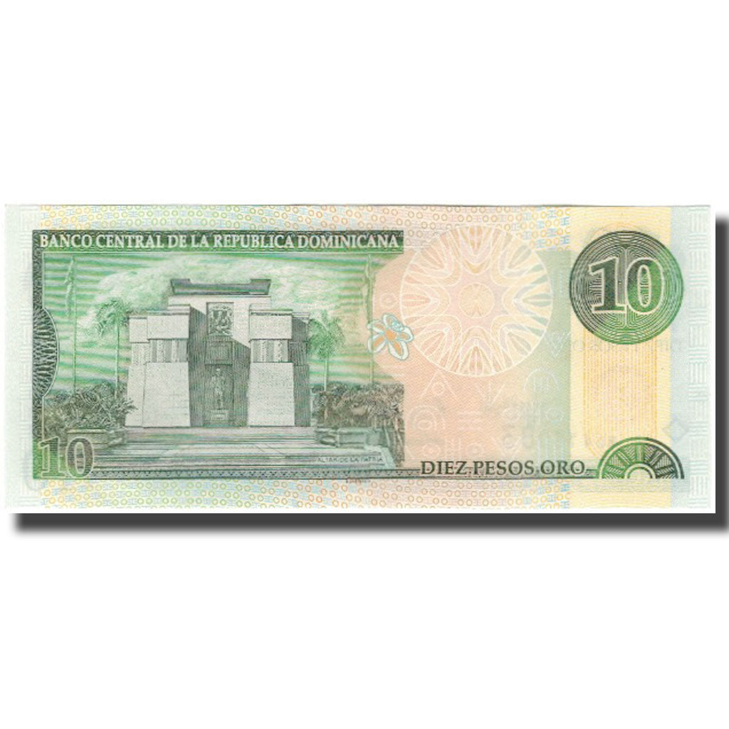 Banknote, Dominican Republic, 10 Pesos Oro, 2000, KM:159a, UNC(65-70)