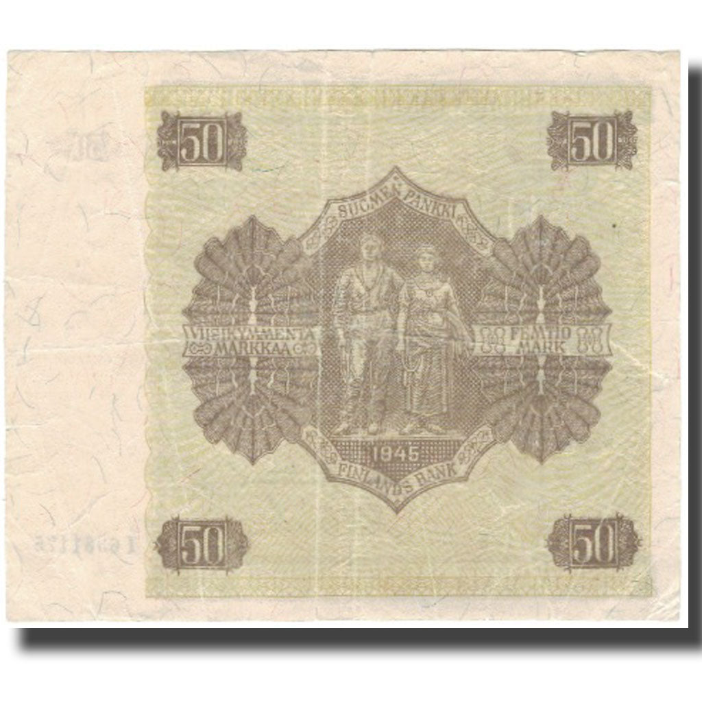 Billete, 50 Markkaa, Finlandia, KM:87, BC+