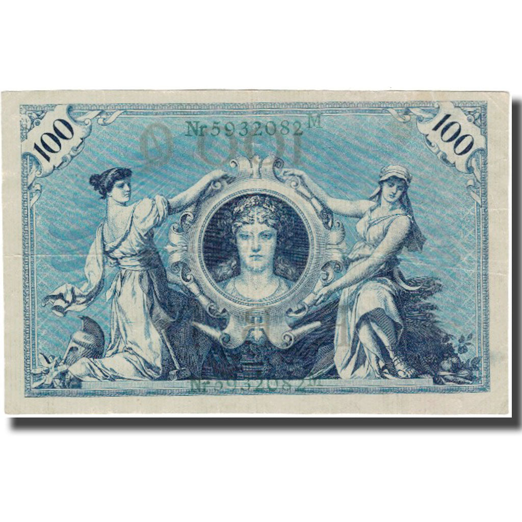 Banknote, Germany, 100 Mark, KM:34, EF(40-45)