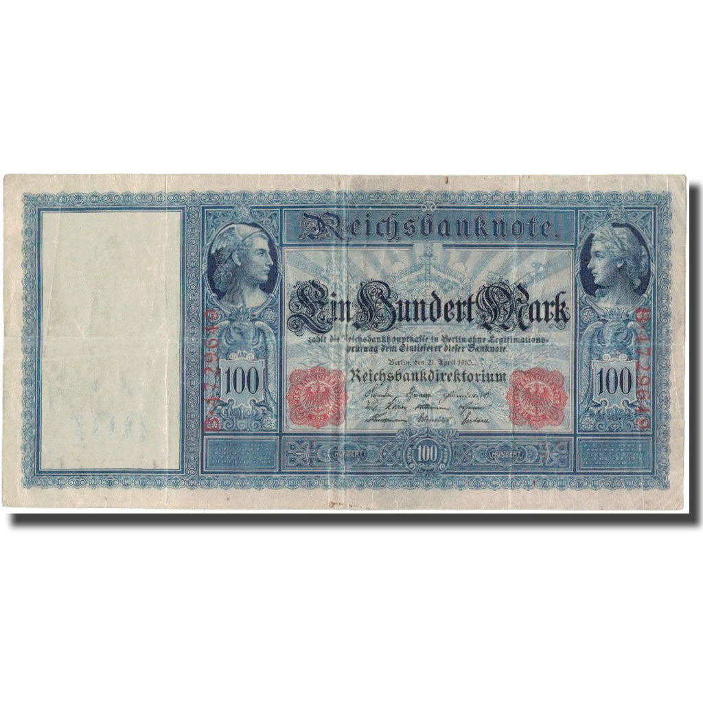 Billete, 100 Mark, Alemania, KM:42, MBC