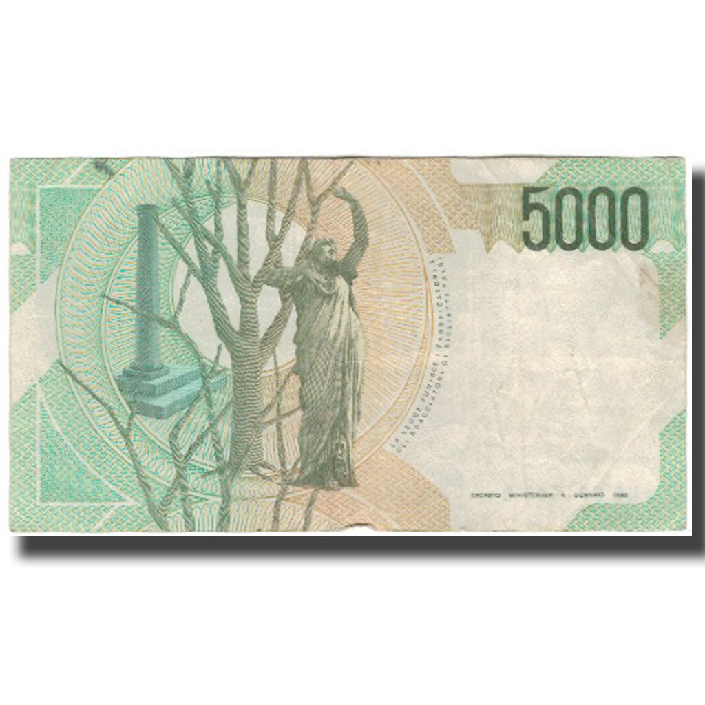 Banknote, Italy, 5000 Lire, KM:111c, VF(30-35)