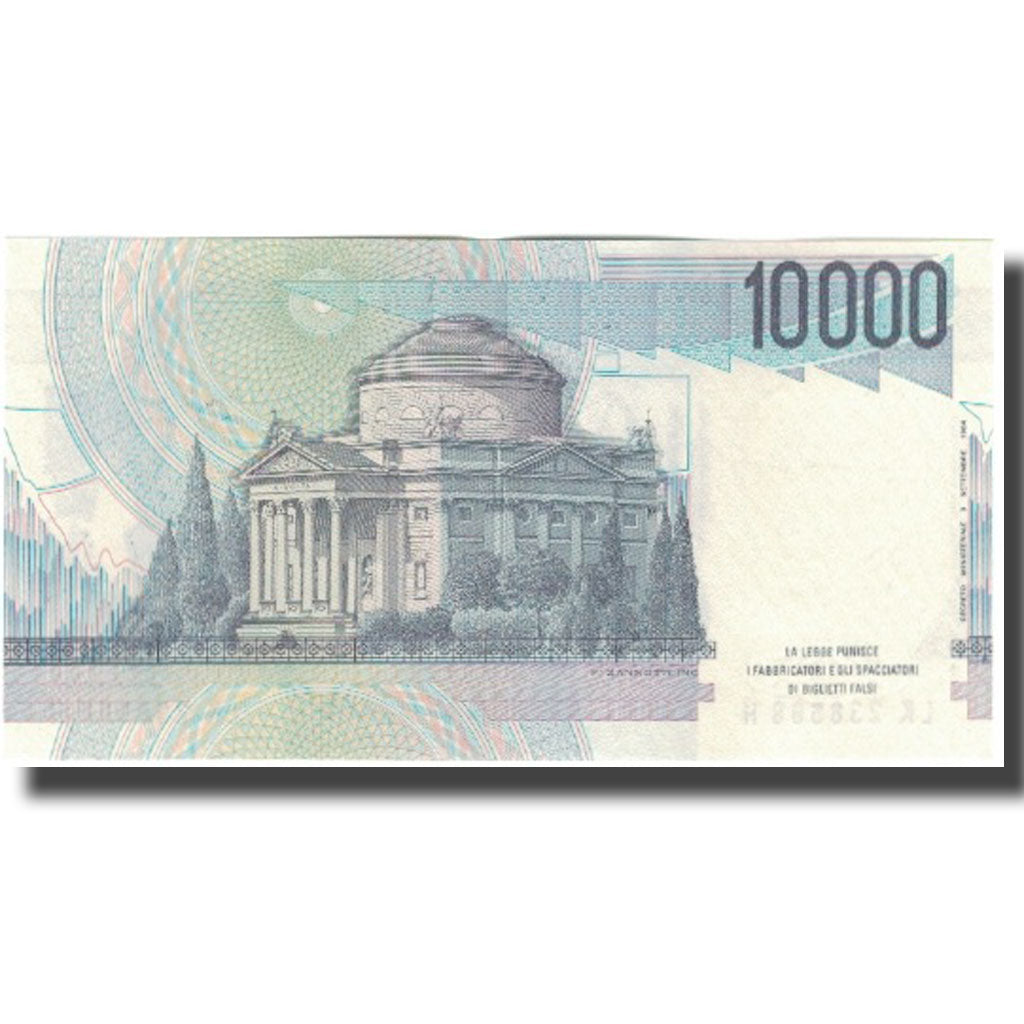 Nota, Itália, 10,000 Lire, KM:112d, AU(50-53)