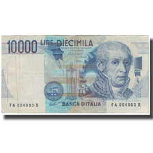 Banknote, Italy, 10,000 Lire, KM:112a, VF(20-25)