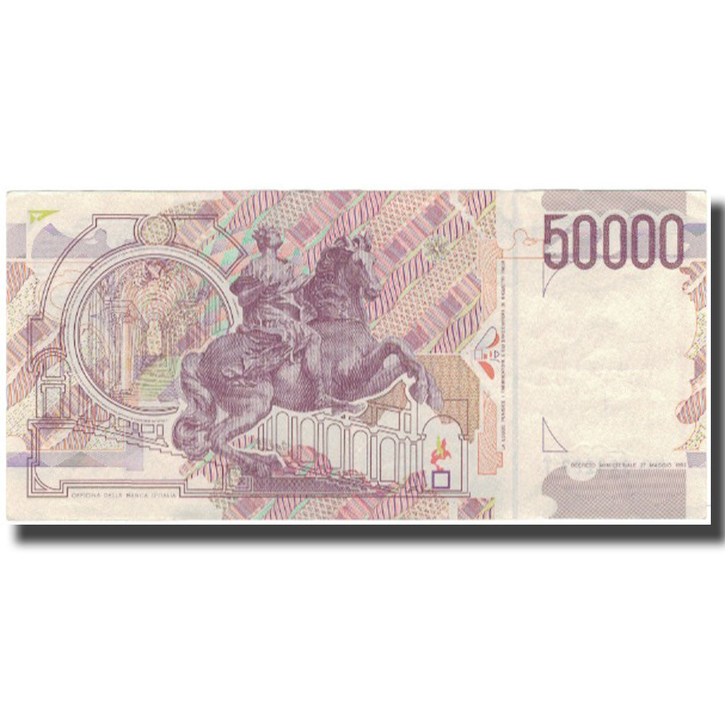 Banknote, Italy, 50,000 Lire, KM:116b, EF(40-45)