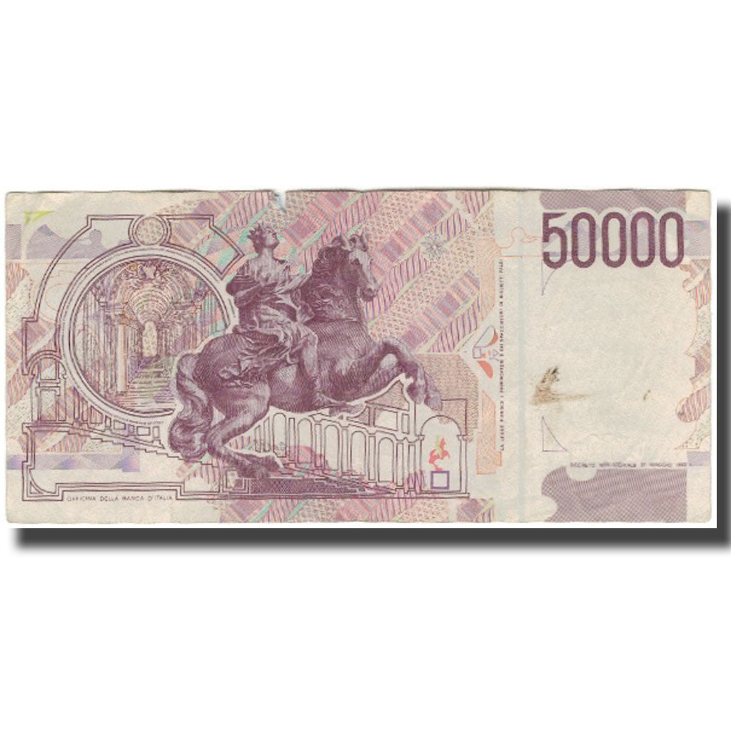 Banknote, Italy, 50,000 Lire, KM:116b, VF(30-35)