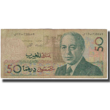 Banconote, Marocco, 50 Dirhams, KM:61a, B+