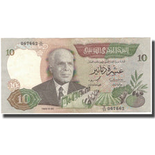 Banknote, Tunisia, 10 Dinars, 1986-03-20, KM:84, EF(40-45)
