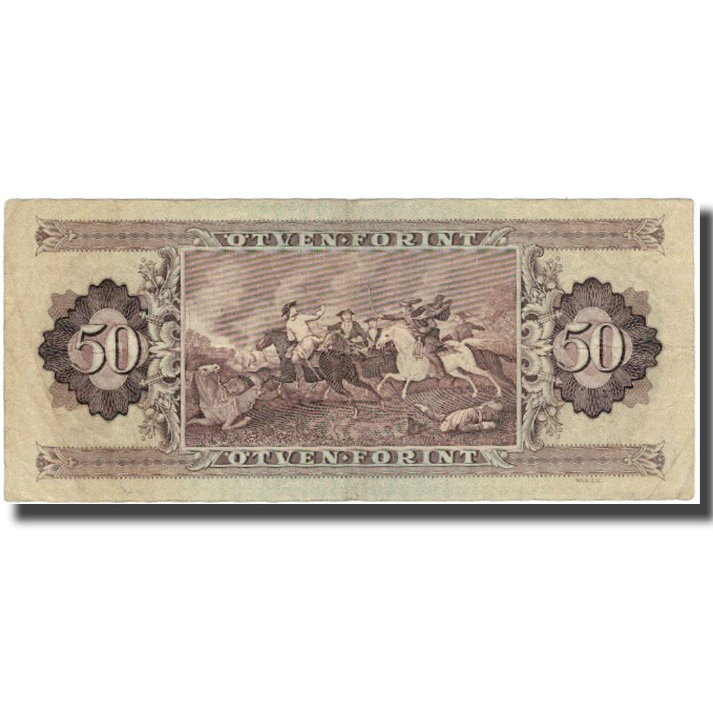 Biljet, Hongarije, 50 Forint, 1986-11-04, KM:170g, TB+