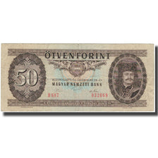 Billete, 50 Forint, Hungría, 1975-10-28, KM:170c, BC+