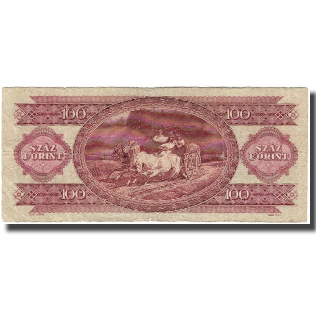 Biljet, Hongarije, 100 Forint, 1989-01-10, KM:171h, TB