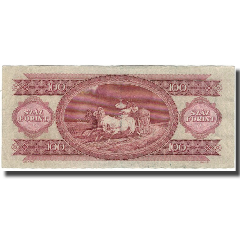 Biljet, Hongarije, 100 Forint, 1980-09-30, KM:171f, TB+